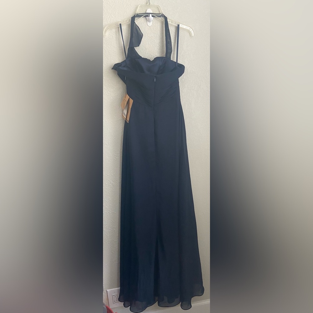 NWT Light In The Box Navy Elegant  Halter Formal Dress Prom Homecoming Size 4